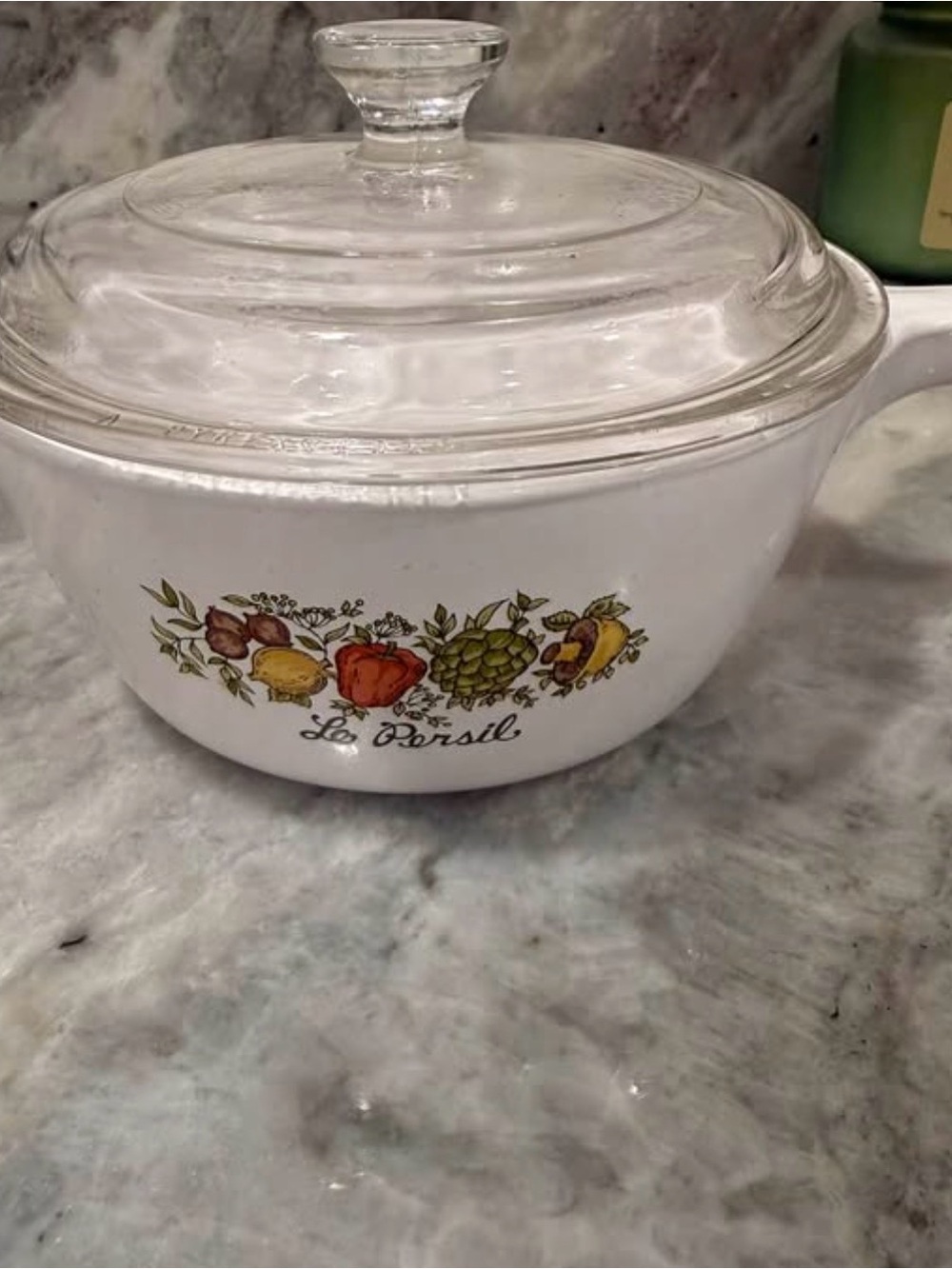 Vintage CorningWare Spice O' Life 750ml Saucepan P-81-B with Pyrex Lid